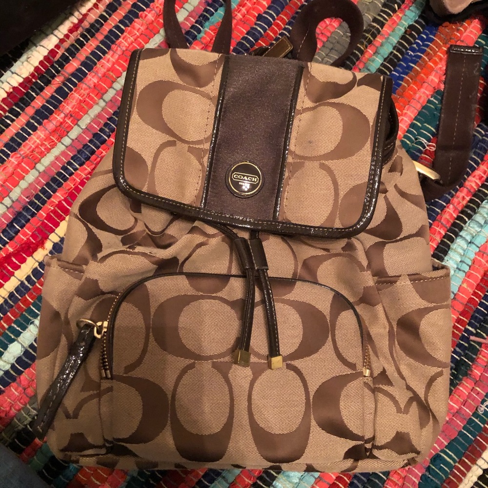 Coach backpack/ purse